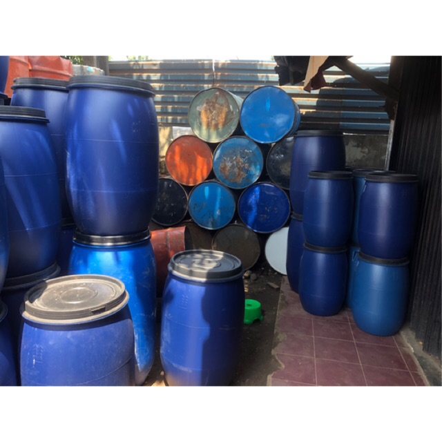  Drum  Plastik  Air  Tong Sampah 120 Liter Shopee Indonesia