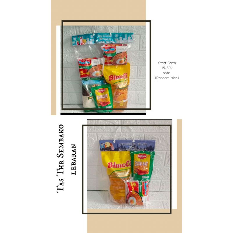 

Tas Sembako Lebaran / Thr / hamperss lebaran