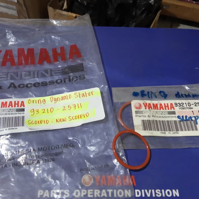 (100% ASLI ) ORING DYNAMO STATER (93210-25711) SCORPIO Elegan bos