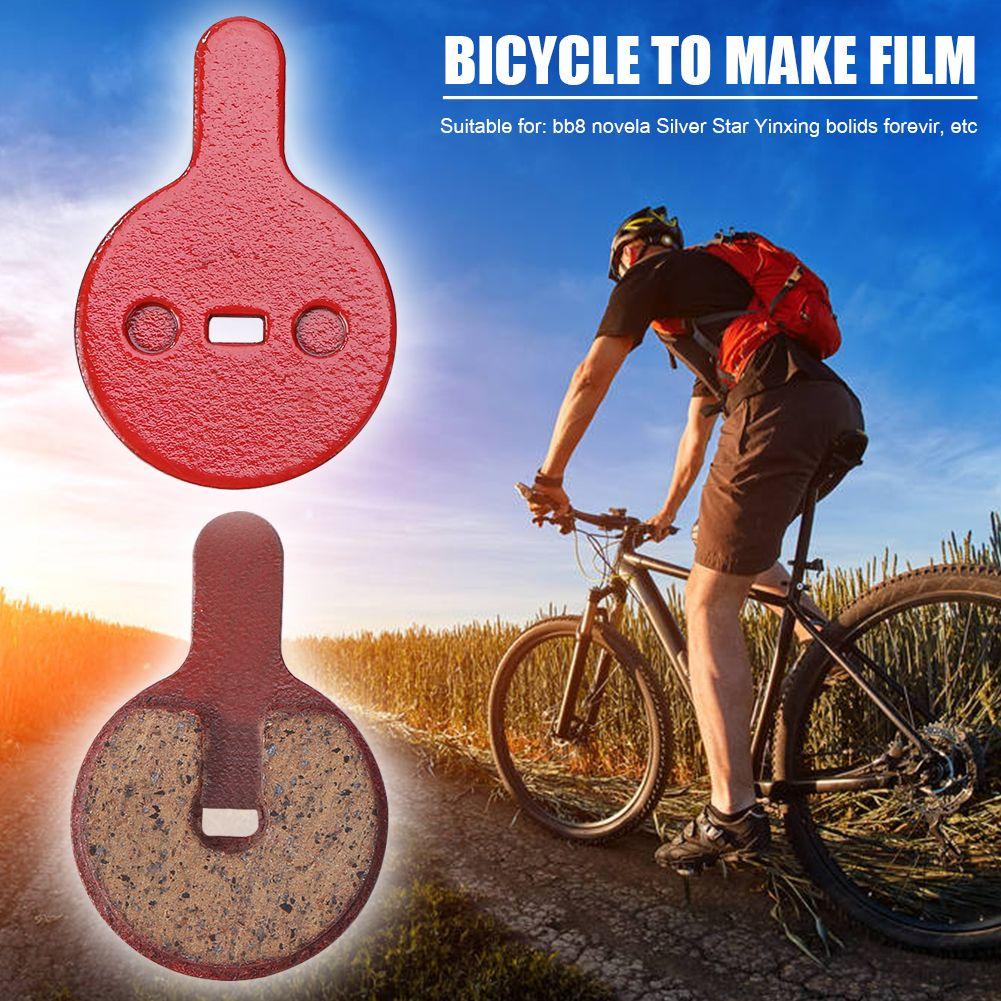 Lanfy Bantalan Rem Sepeda Brake Pad Pengganti NOVELA MTB Sepeda Gunung Aksesoris Sepeda Pengganti Kompatibel Resin Organik Rem Cakram Jalan Pengereman Bagian Cakram