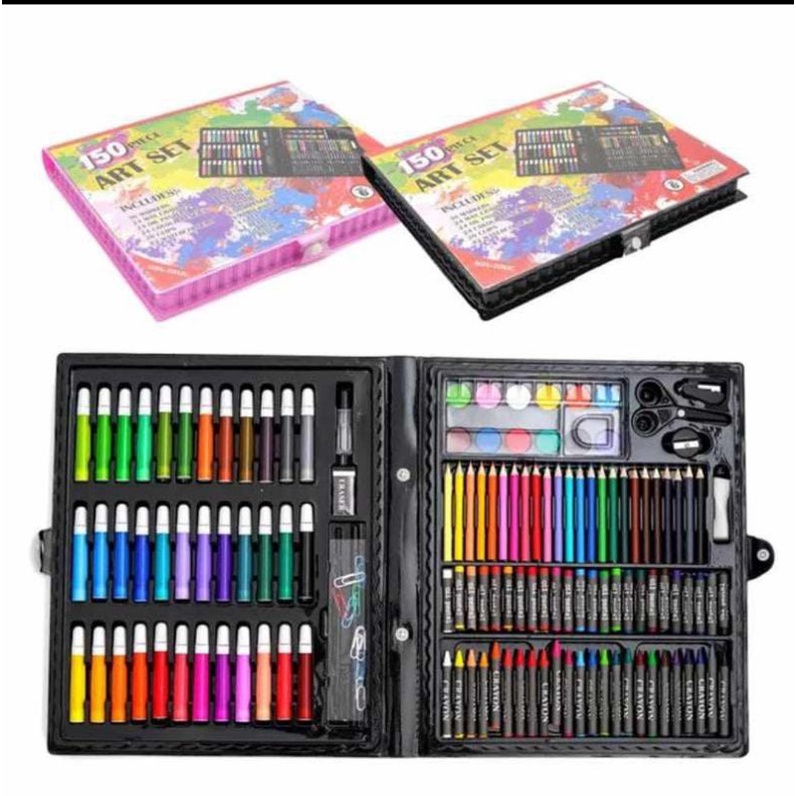 

Artset isi 150 pcs lengkap alat tulis
