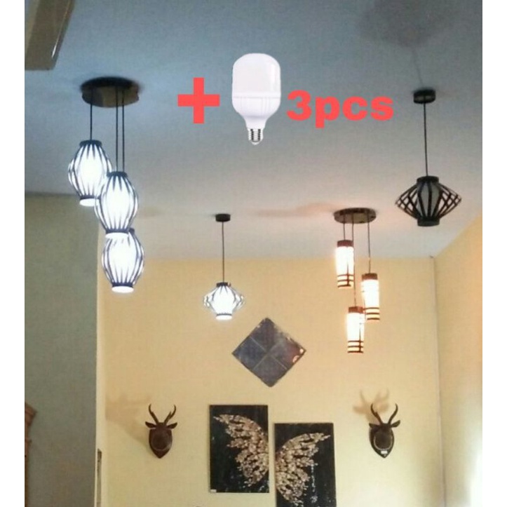 cod, lampu gantung minimalis/ruang tamu/minibar/teras dll