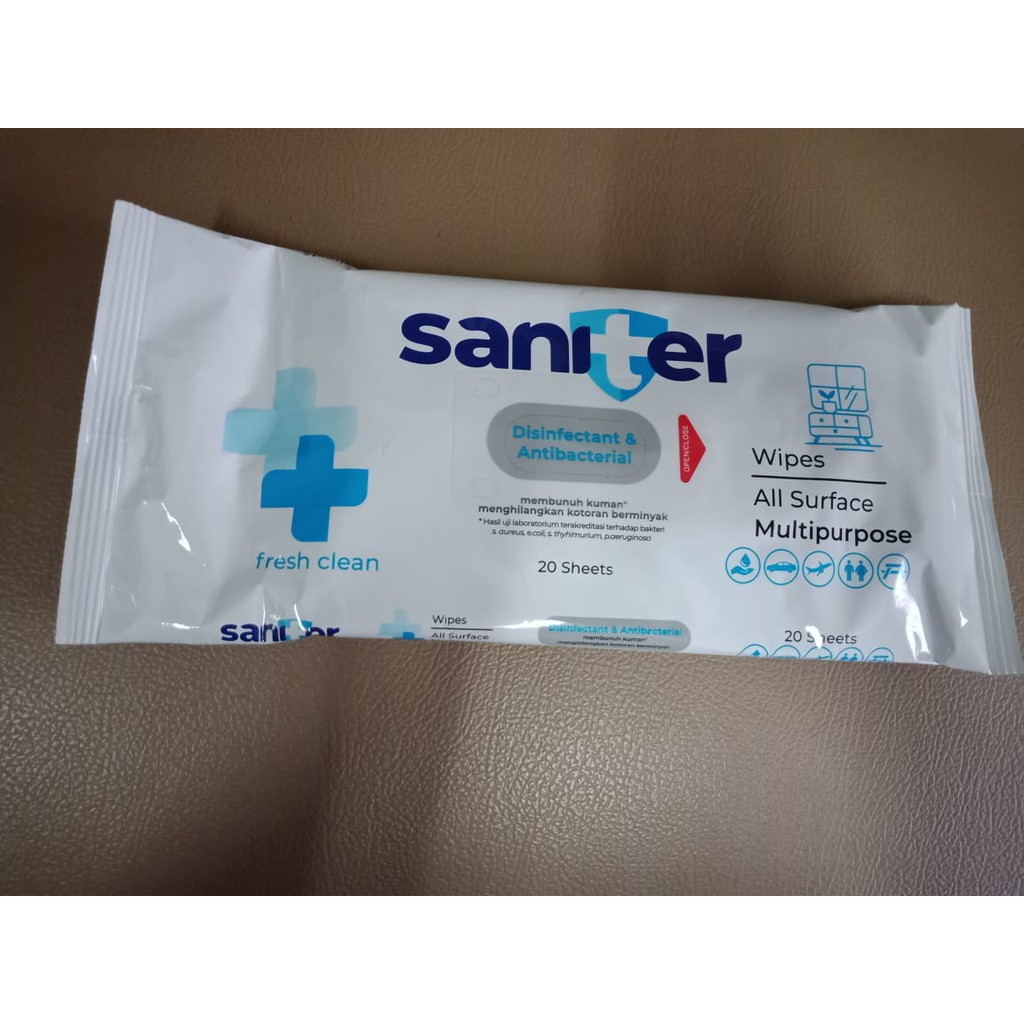 Saniter Wipes All surface multipurpose 20s/Saniter Tissue Wipes