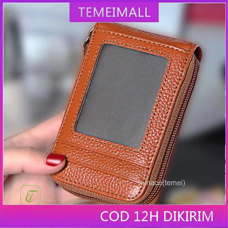 Dompet Kartu Travel Bahan Kulit Multifungsi - KB09