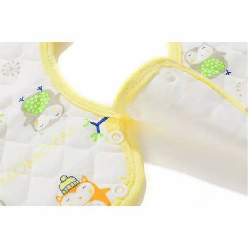 Celemek bayi Bib Slabber slaber bunga Handuk Air Liur tatakan iler air liur bayi