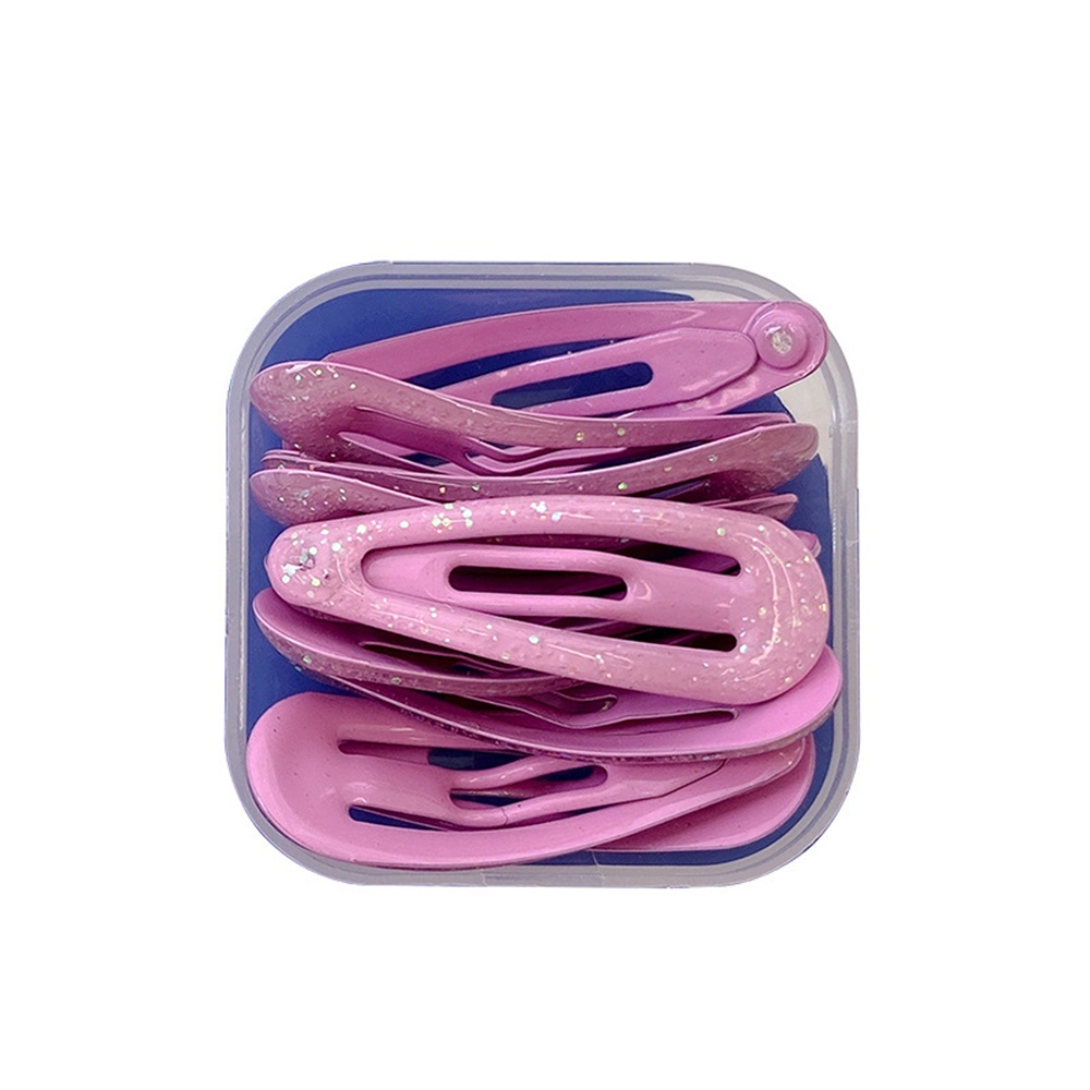 【COD Tangding】10 Pcs / Kotak Jepit Rambut Aneka Warna Macaron Untuk Anak Perempuan