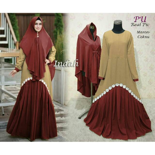 Indah Gamis Syari Muslimah