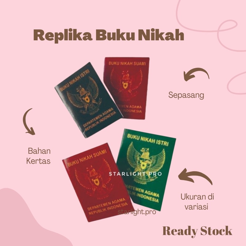 

Cover buku nikah untuk kebutuhan mahar perkawinan pernikahan