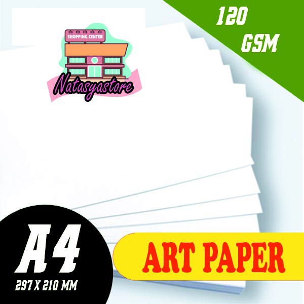 

Kertas ART Carton 120 gsm ukuran A4