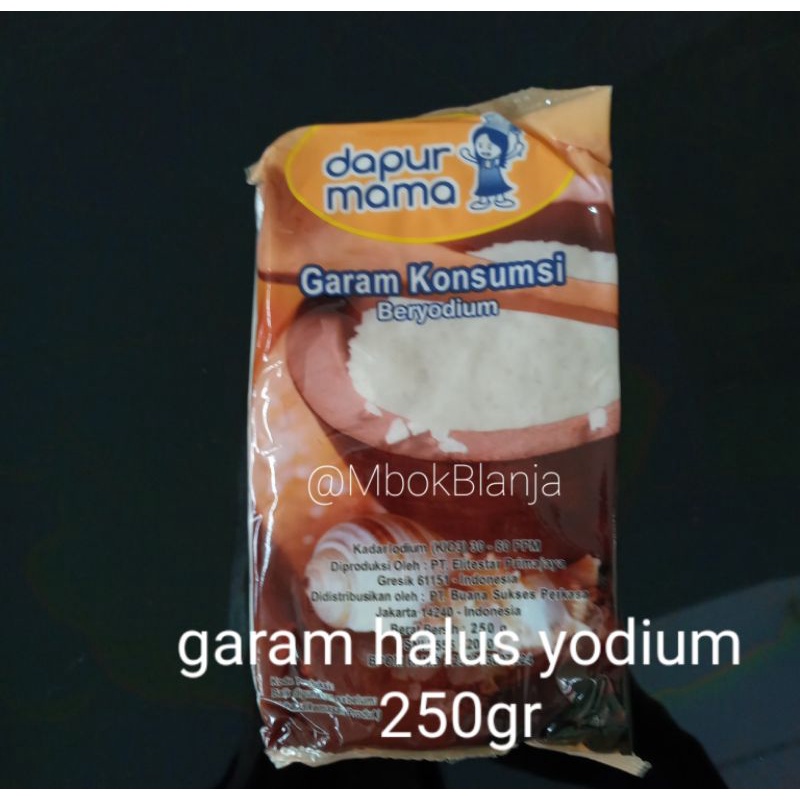 

Termurah! garam halus yodium 250 gr