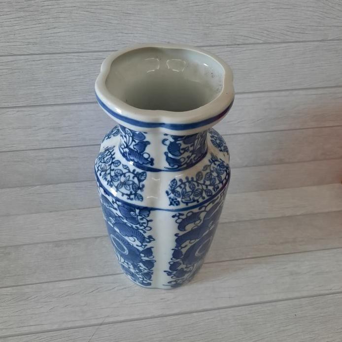 VAS BUNGA / PAJANGAN KERAMIK KECIL UKURAN 21CM