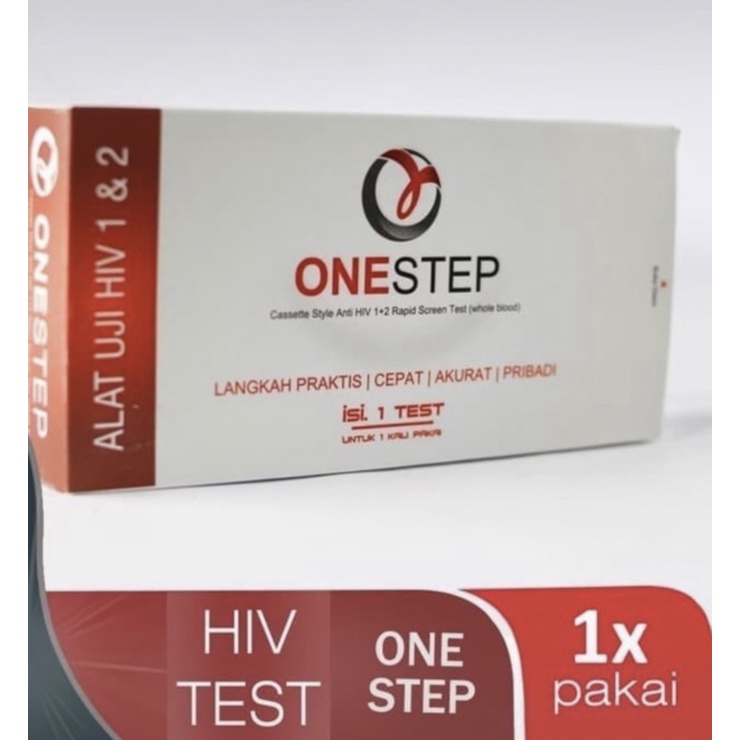 HIV test Onestep ( test HIV cepat akurat mudah dilakukan sendiri )