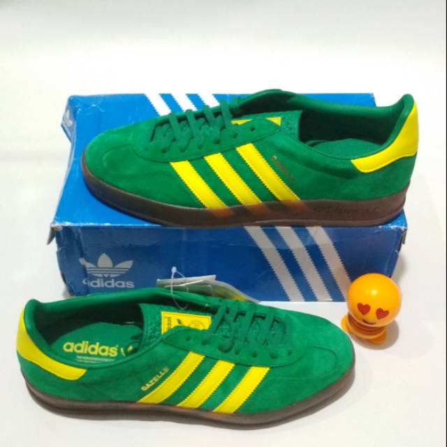 adidas gazelle indoor blue yellow