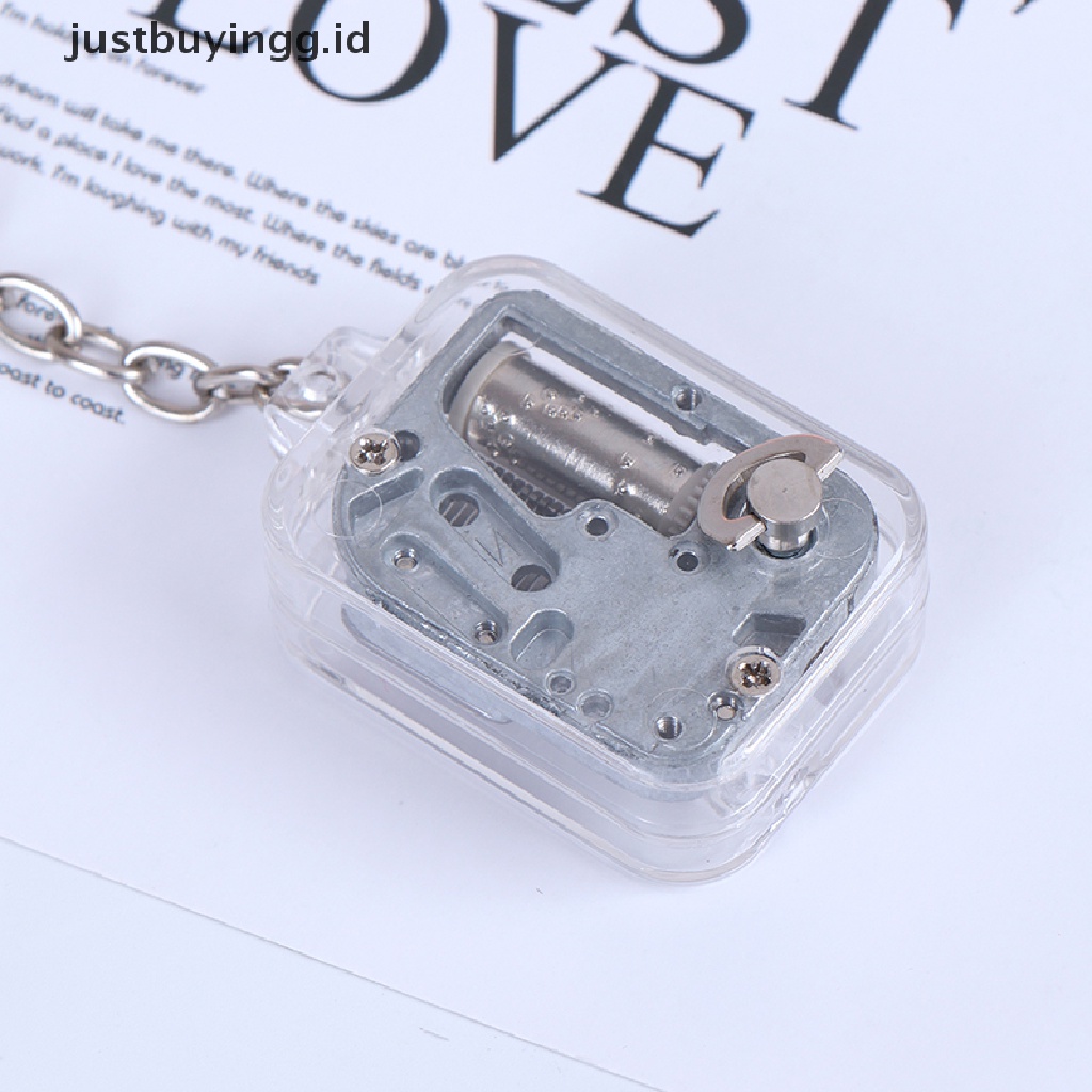 Kotak Musik DIY 18 Tones Music Box Keychain - Kotak Musik Musical Box - Hadiah Kado Unik