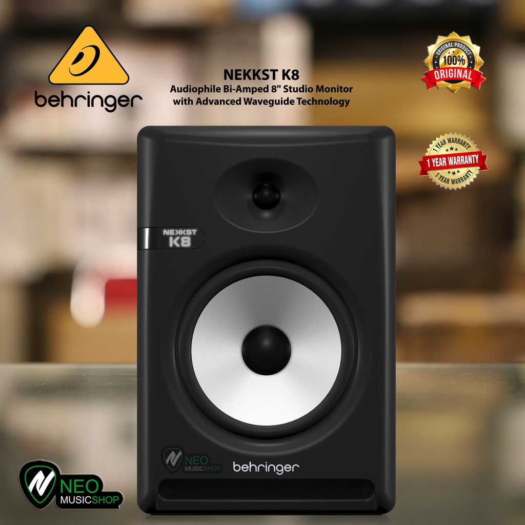 Behringer NEKKST K8 Bi-Amped 8" 150W Studio Monitor