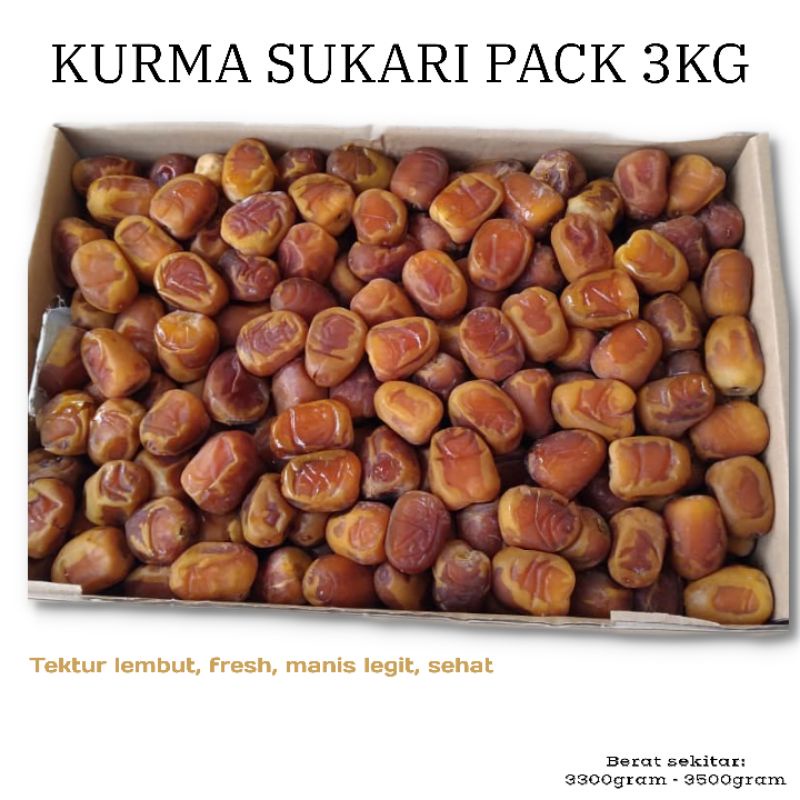 

KURMA SUKARI 3 KG / SUKARI KURMA RAJA / SUKARI PREMIUM