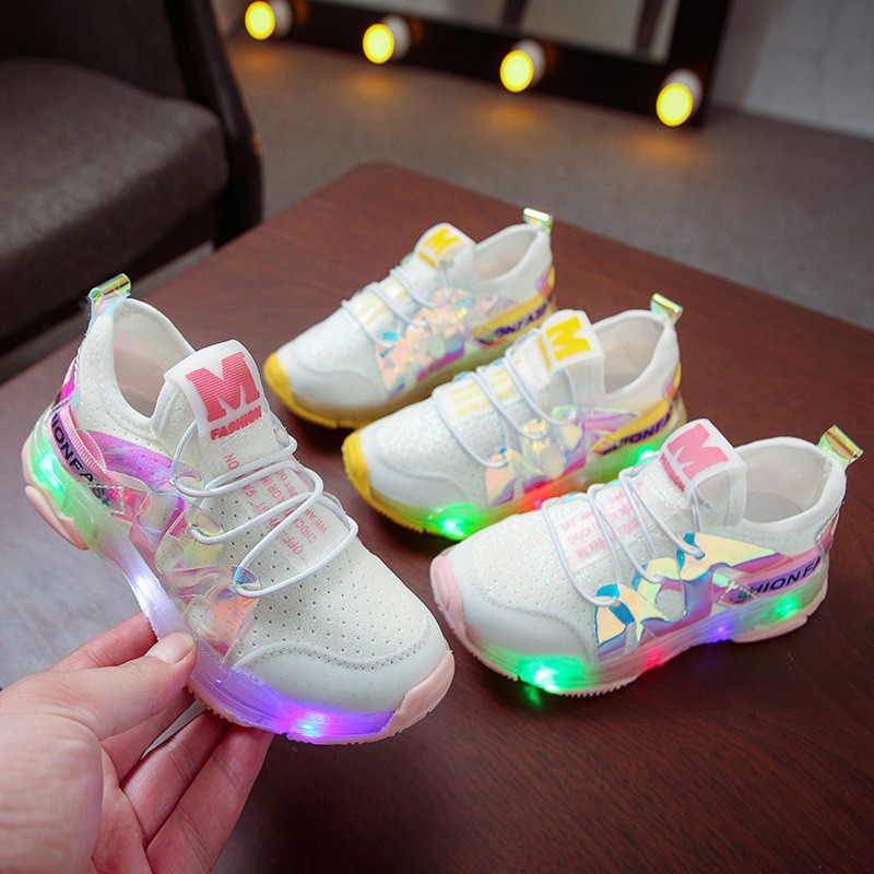 SEPATU LED ANAK SHINE BLING BLING