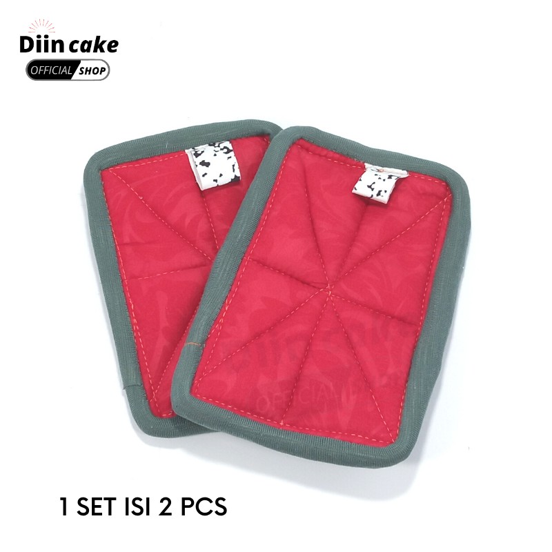 1 set isi 2 pcs Jampel Cempal Pelindung Panas Panci Wajan Bahan Tebal Anti Panas