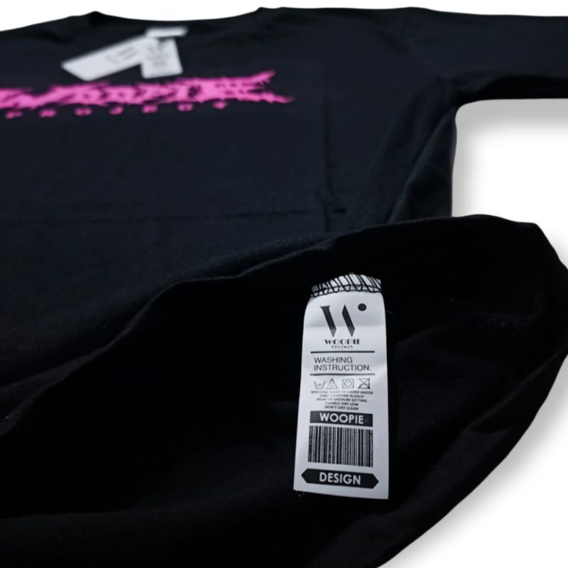 Kaos WOOPIE PROJECT Original Kaos Distro Pria Kaos Distro Original