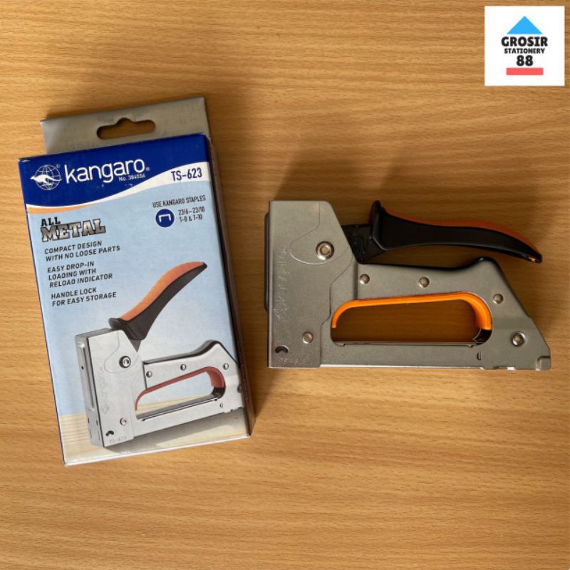 

Gun Tacker / Alat Stapler Tembak / Stapler Kayu Besi Kangaro TS 623