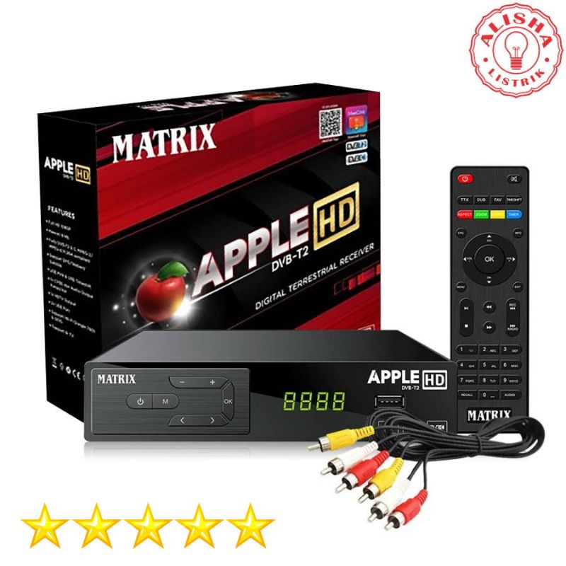 set top box Set Top Box TV Digital matrix apple hd terbaik lengkap tv digital bergaransi murah berkualitas F8X6