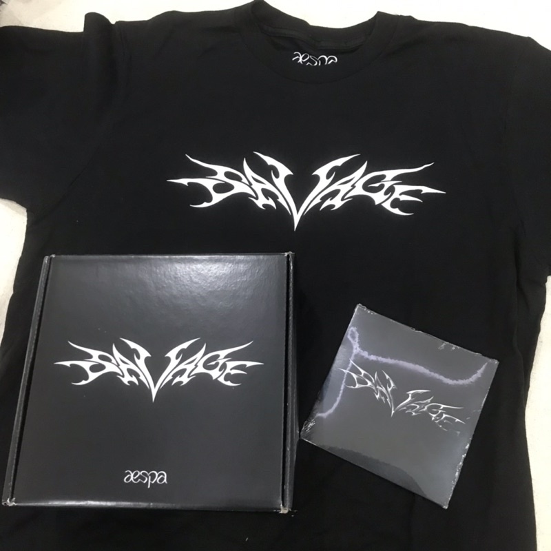 [READY STOCK] AESPA SAVAGE DELUXE BOX SHORT SLEEVE