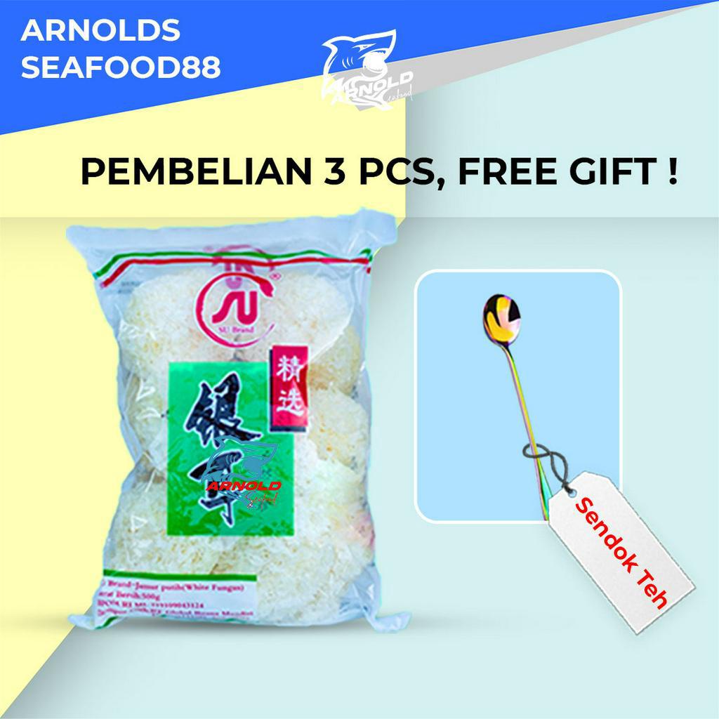 

Jamur Putih SU Brand 500 gr