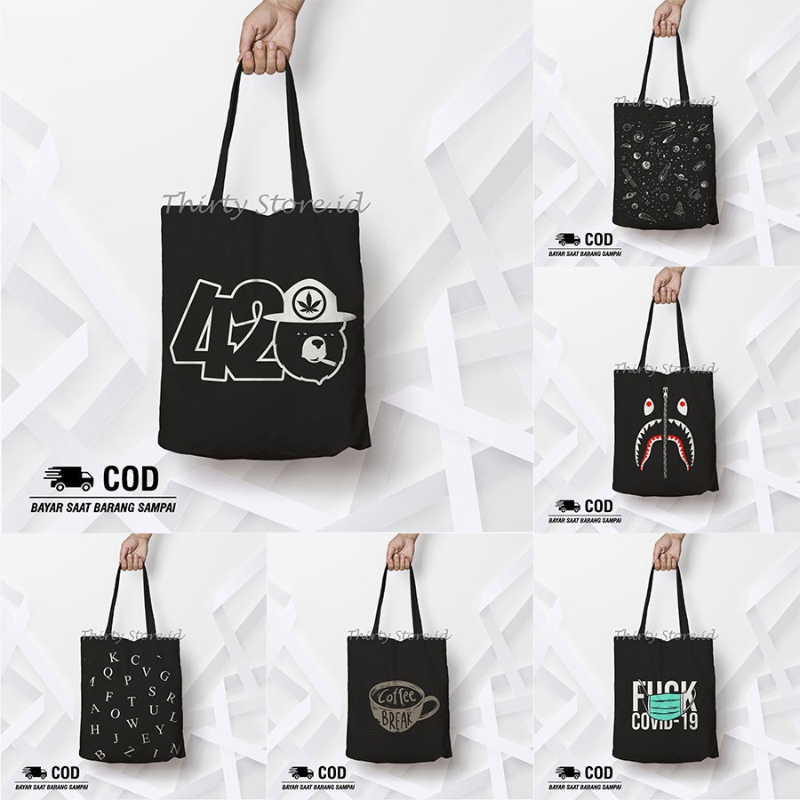 Tas Totebag Tote Bag Terlaris / Tote Bag Terbaru | Thirtystore.Id