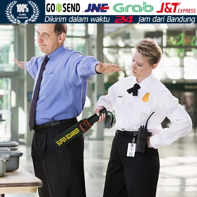 Super Scanner Metal Detektor Metal Detektor Alat Pendeteksi Logam Aman