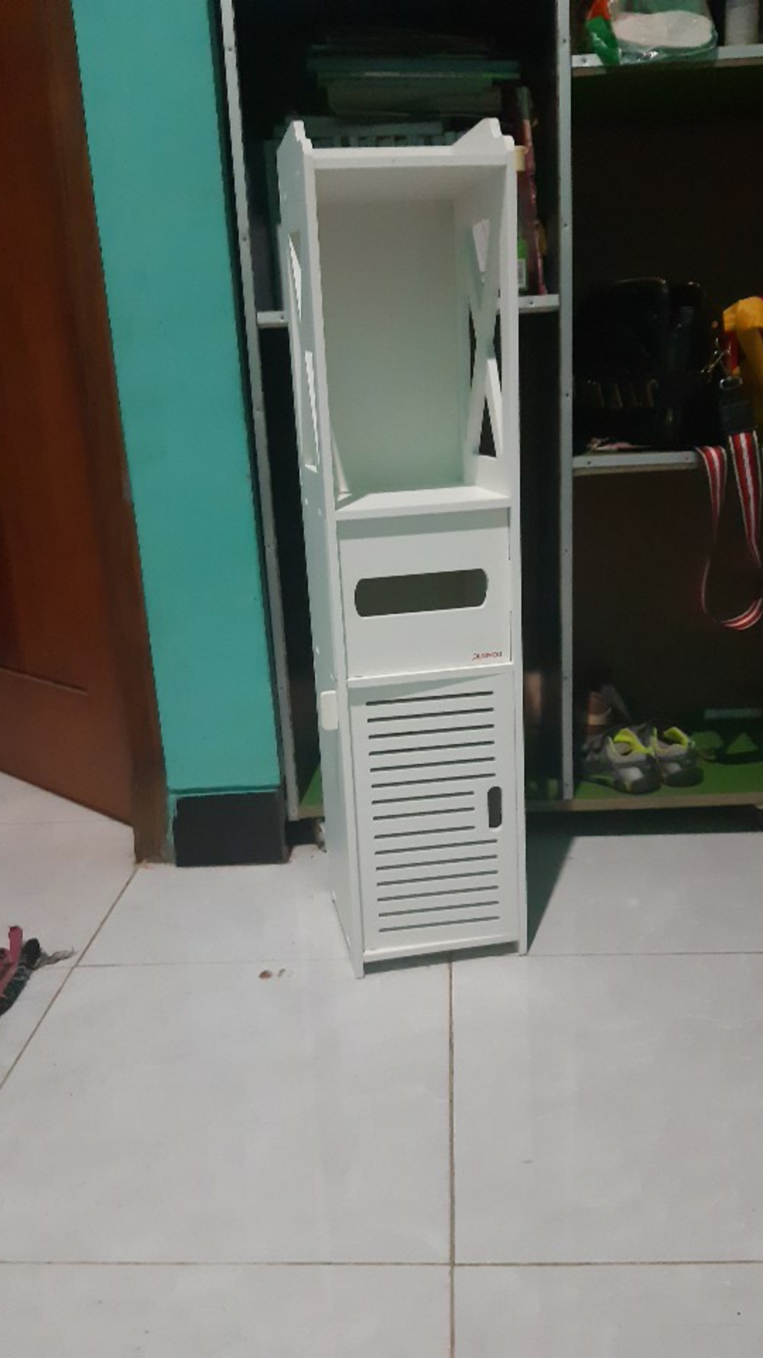 Je Lemari Rak Serbaguna Dc18 Rak Kamar Mandi Alat Mandi Pakaian Kosmetik Pajangan Dekorasi