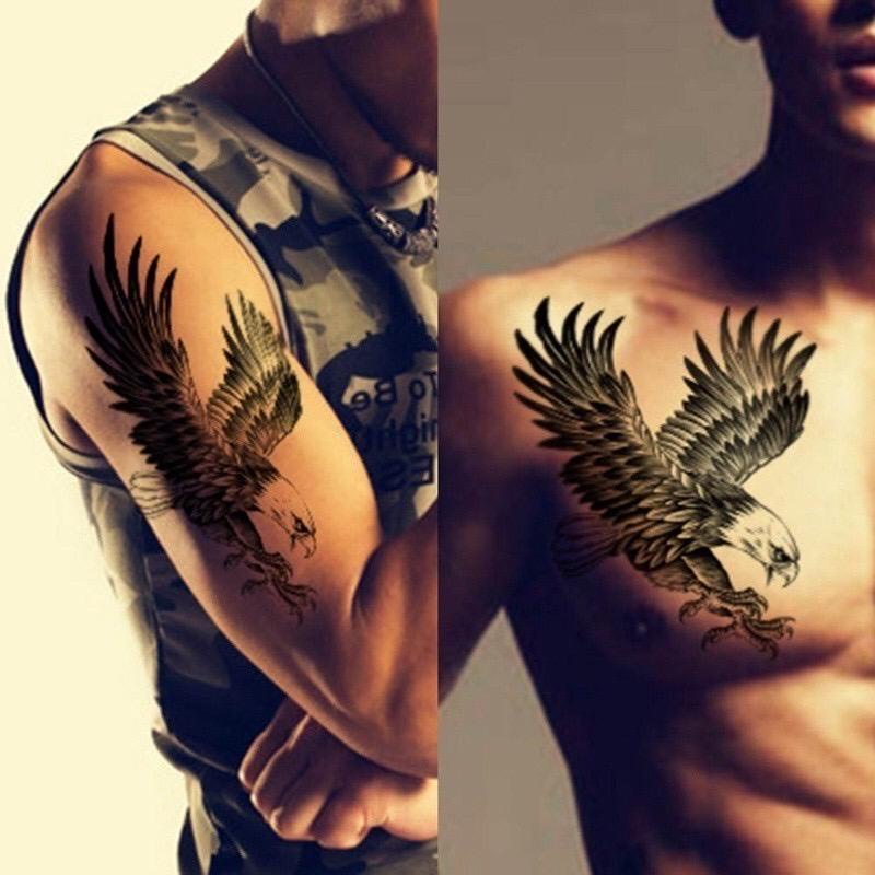 Tato Burung Elang - Tattoo Temporary - Tato Temporer