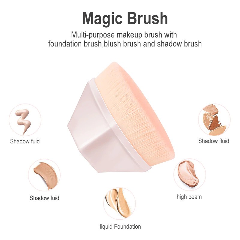 Kuas Make Up Diamond Hexagon Powder Brush / Makeup Brush