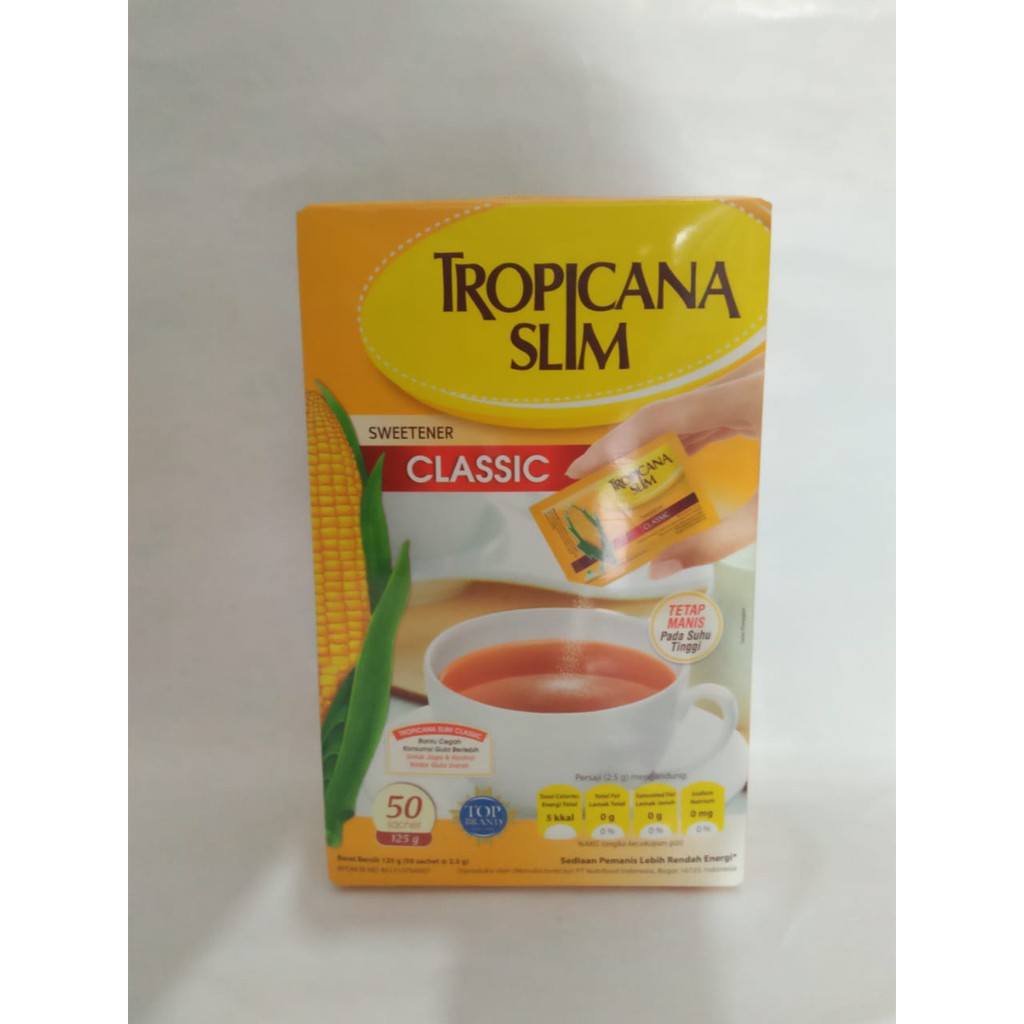 

TROPICANA SLIM SWEETENER CLASSIC 50 SACHET - HTA SUSU PAMPERS ANAK TERMURAH