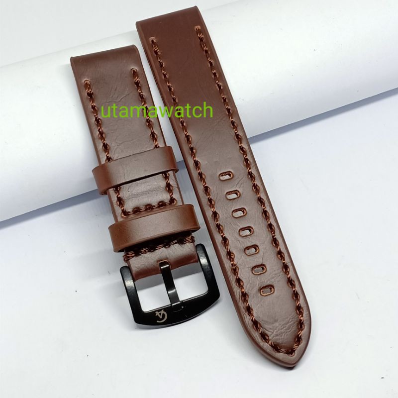 PROMO Strap tali jam tangan alexandre christie  kulit hitam tali alexander christie