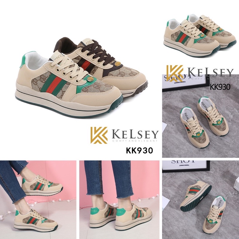 NICOLE Sepatu Sneakers Wanita Kelsey Import KK930