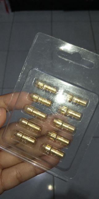 10 Set Collet - Chuck Kuningan 4.3-5.0mm Utk Mini Drill Grinder Bor Dremel