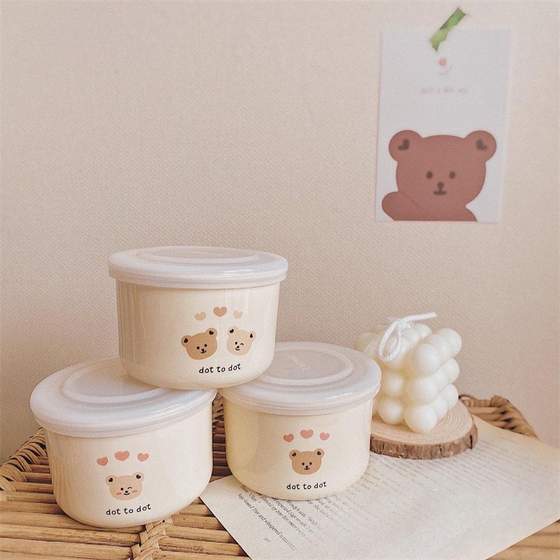 CERAMIC BABY FOOD BOWL | mangkok mpasi bayi korea food container