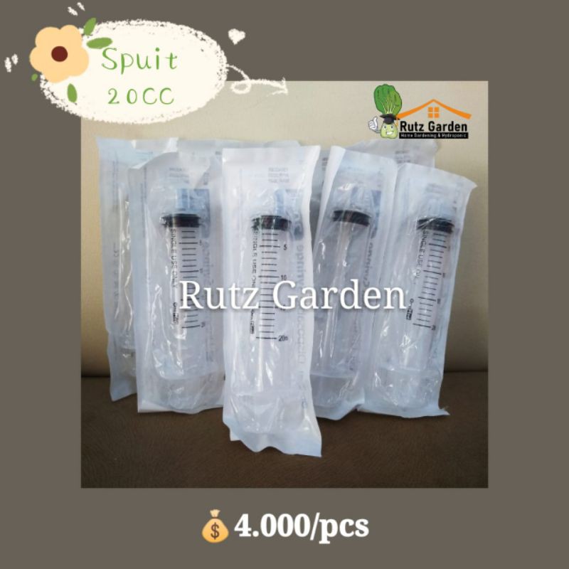 

Suntikan Ukuran 20ml Tanpa Jarum, Spuid 20cc, Syringe 20cc