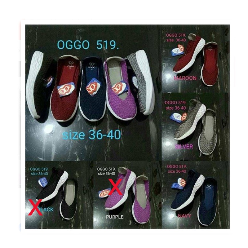 Sepatu Wanita Rajut Oggo Sale19