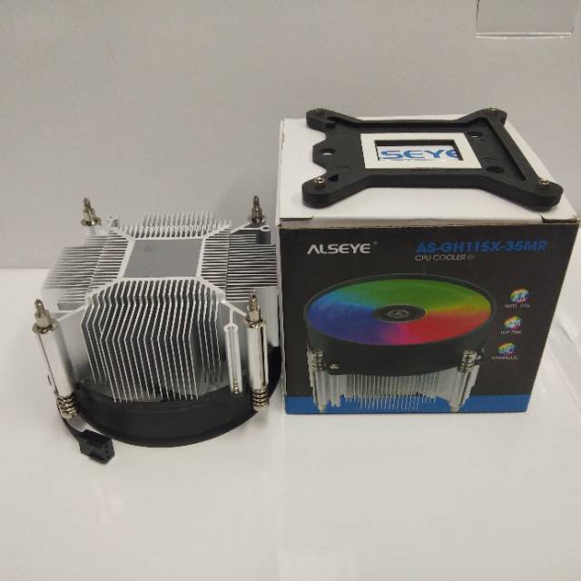 Alseye CPU Cooler AS-GH115X-35MR Auto RGB/Fan Processor intel