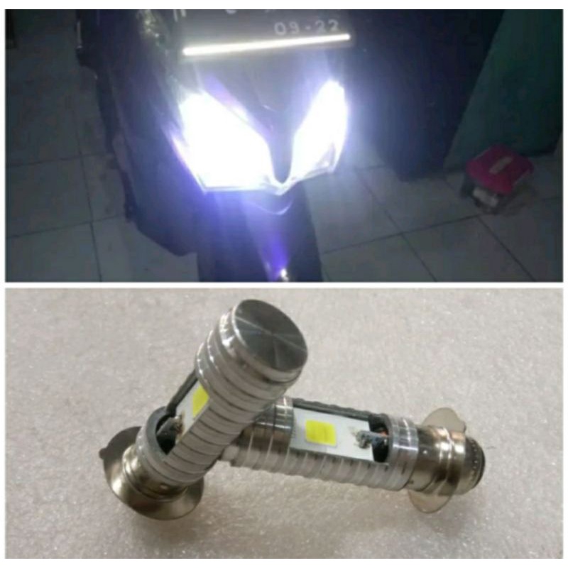 lampu depan lampu led bohlam led motor honda vario 125 old lama vario techno 2 pcs