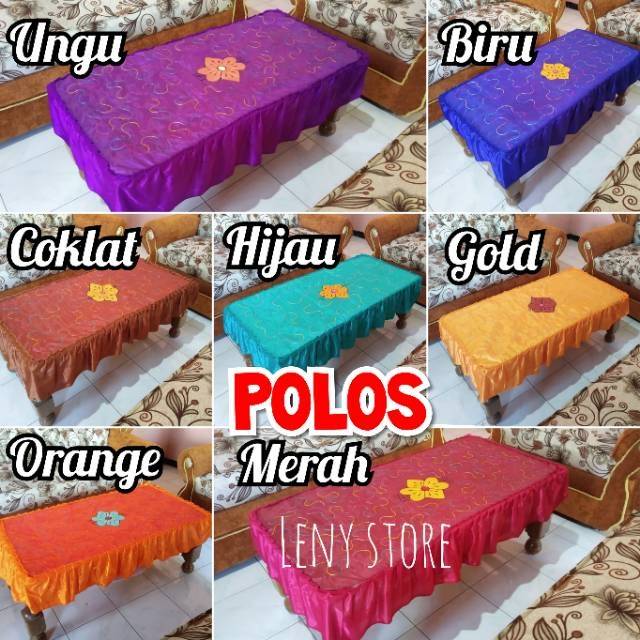 ❤ LENYS ❤ TAPLAK meja POLOS/taplak meja tamu/taplak meja minimalis/taplak murah/taplak meja termurah