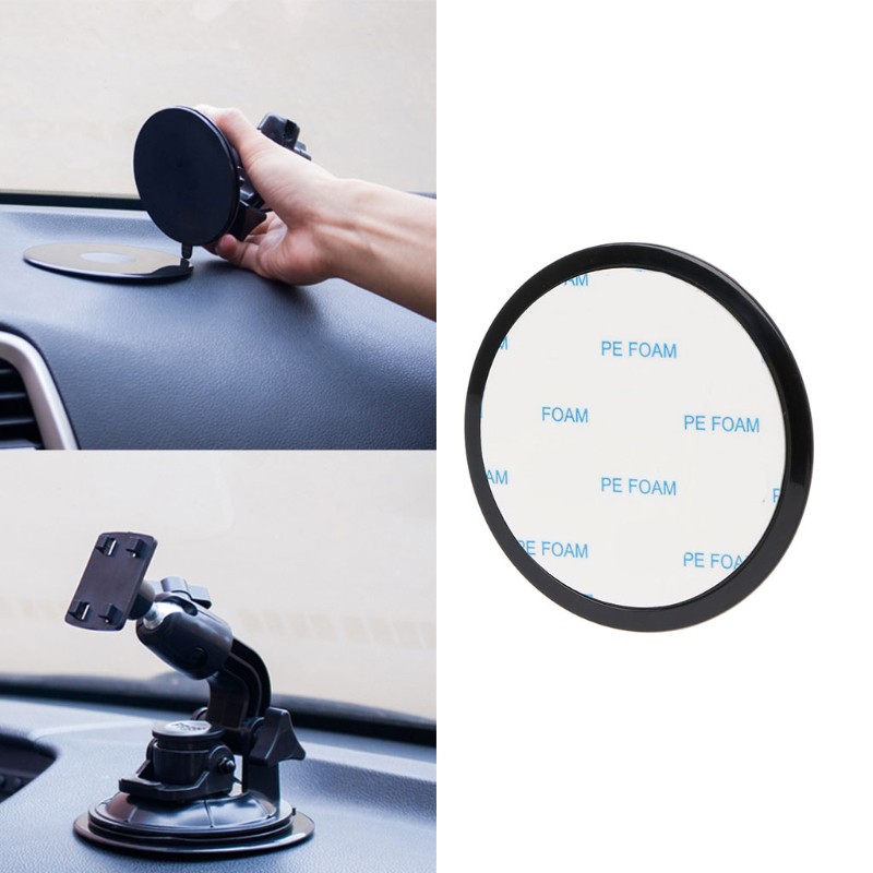 Mount Holder Smartphone / Tablet / GPS dengan Perekat Suction Cup untuk Dashboard Mobil