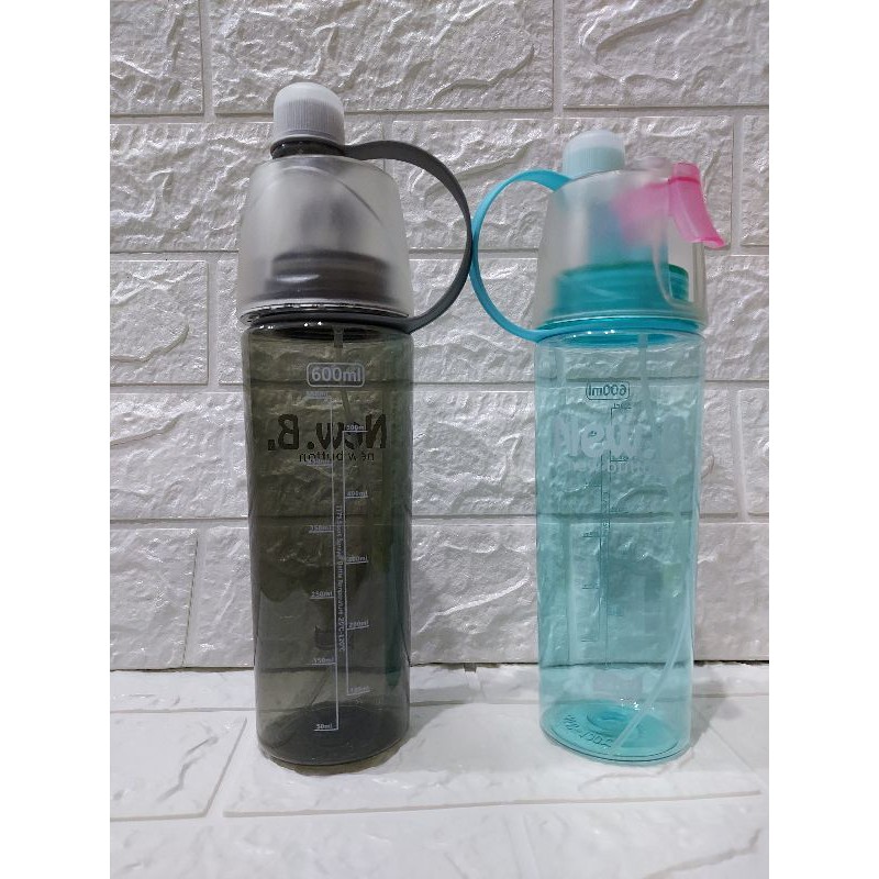 BOTOL MINUM SPRAY NEW BUTTON 600 ML.SPORT AIR.
