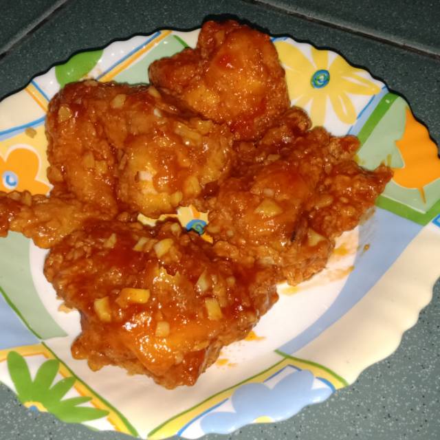 

Ayam bumbu saos manis