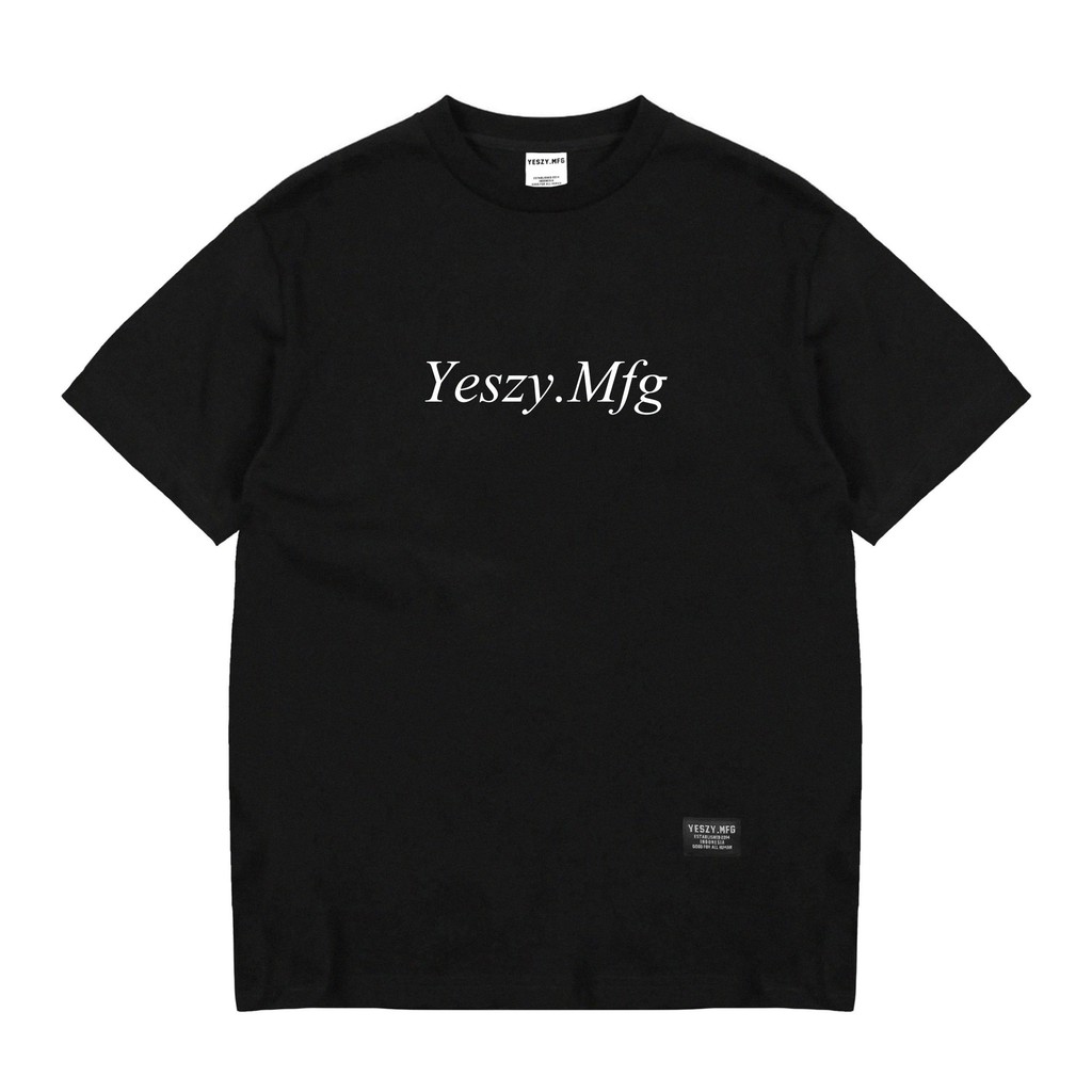 YESZY.MFG Tshirt Black Latina F. White