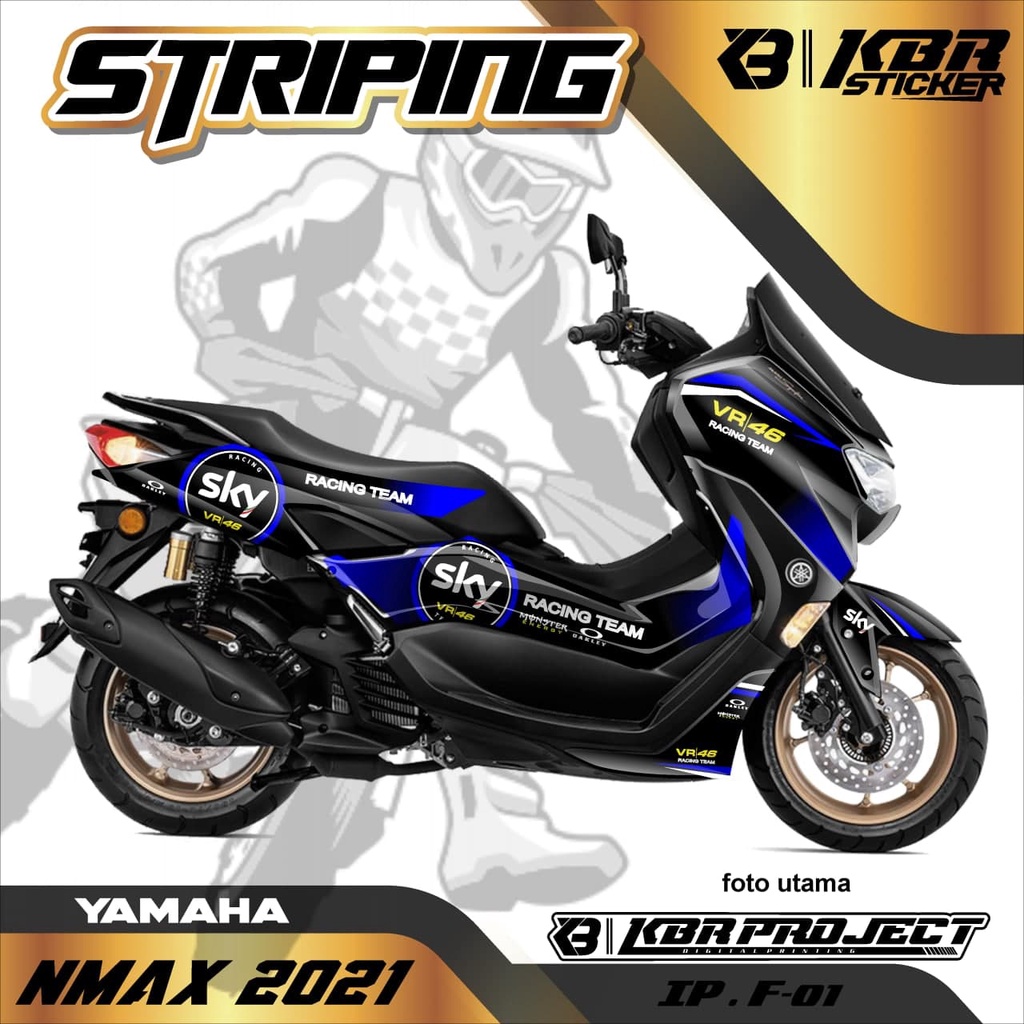 NMAX 2021 (COD) Stiker Motor - Striping nmax 2021 Sticker Variasi -01