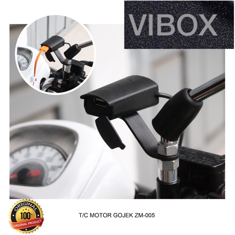 VIBOX CHARGER AKI MOTOR ZM005 1PORT USB WATERPROOF SERIES