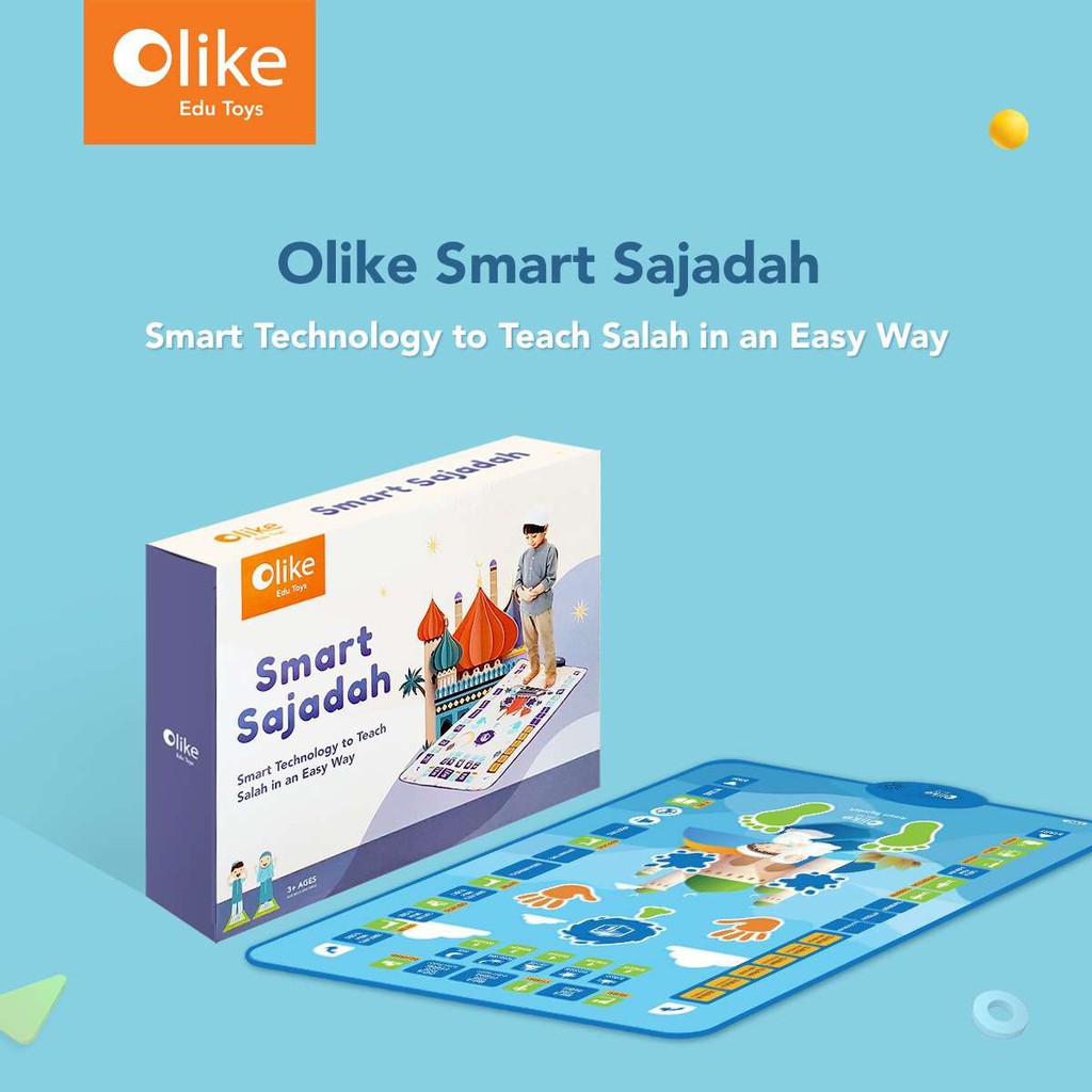 IMOO OLIKE SMART SAJADAH ORI / PERLENGKAPAN SHALAT ANAK