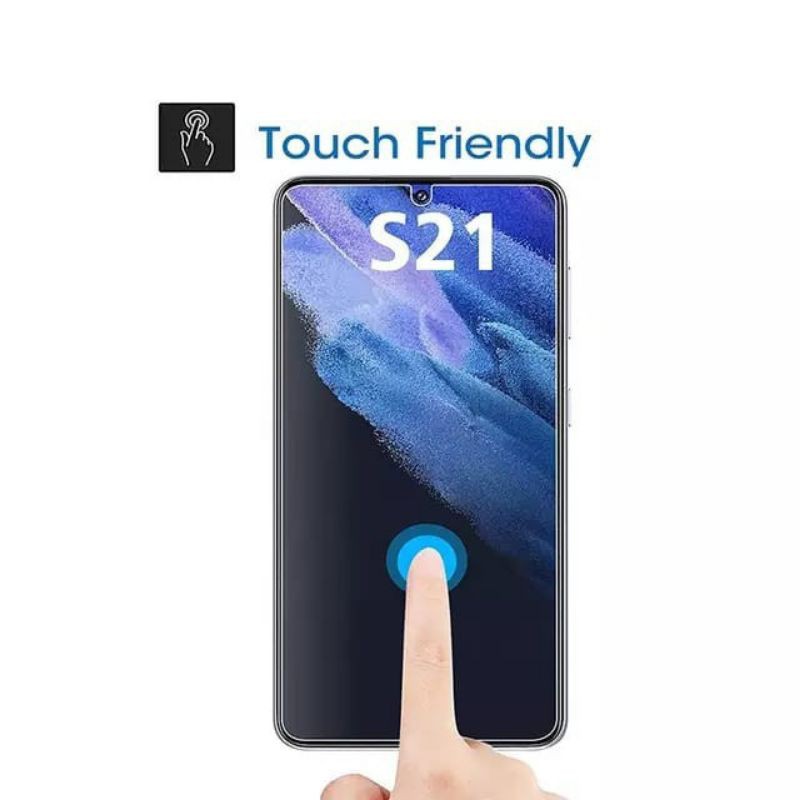 Tempered Glass Layar Samsung S21 S21 Plus Flexibel Tempered Glass Premium Anti gores Bening